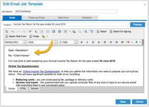 email-job-template