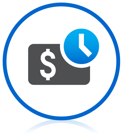 Time and money icon