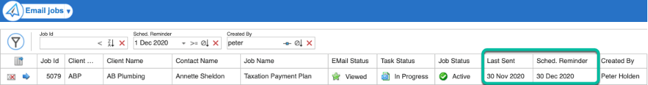 Recurring email information image | feature image for the When to Use Recurring Emails blog for Nimbus Portal Solutions