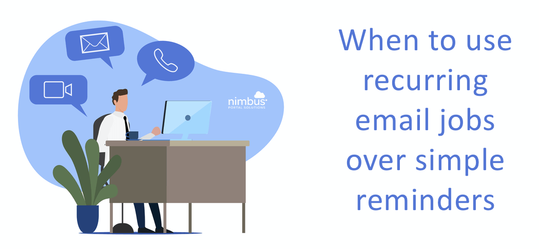 When to use recurring email jobs over simple email jobs