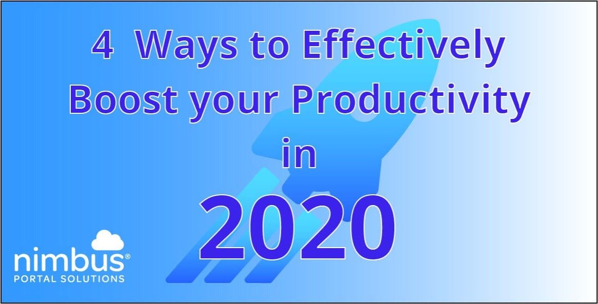 Improving Business Productivity in 2020 and Beyond