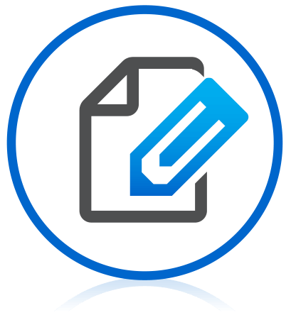 Paper and pencil icon